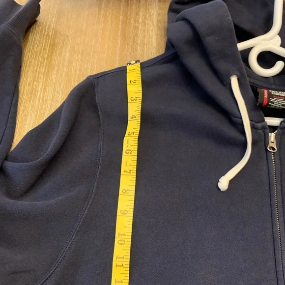 Ralph Lauren Polo Dark Blue Zip-Up Hoodie - Picture 7 of 11